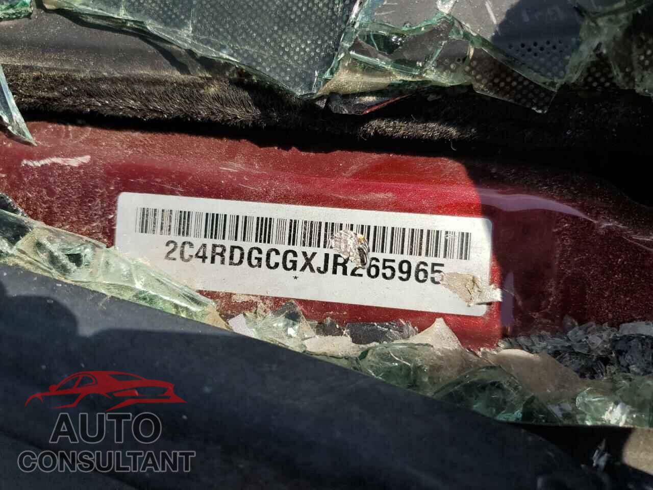 DODGE CARAVAN 2018 - 2C4RDGCGXJR265965