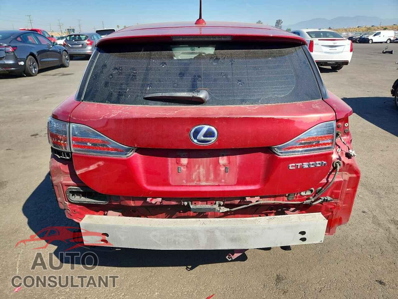 LEXUS CT 200 2011 - JTHKD5BH2B2015425