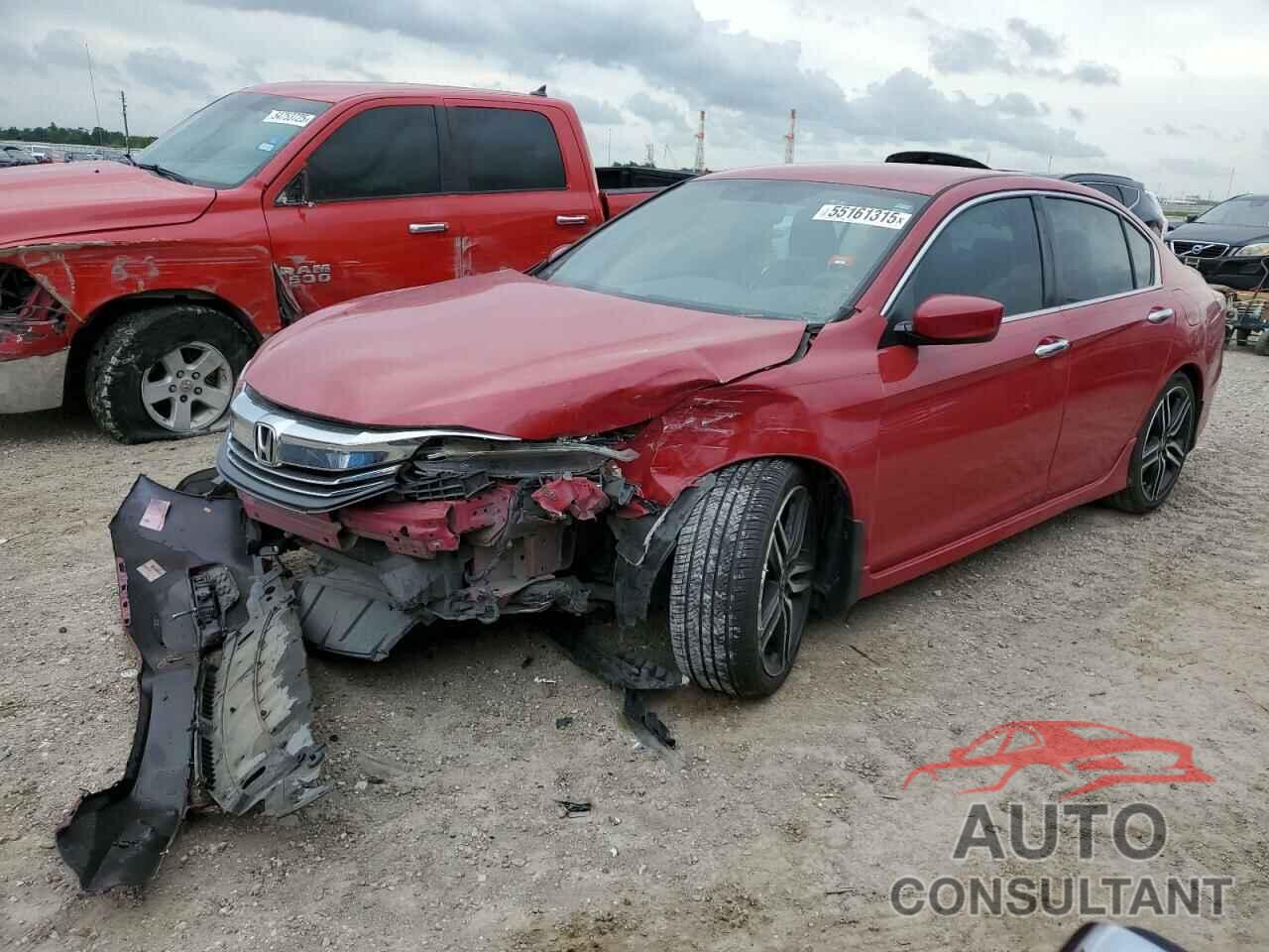 HONDA ACCORD 2016 - 1HGCR2F58GA187950