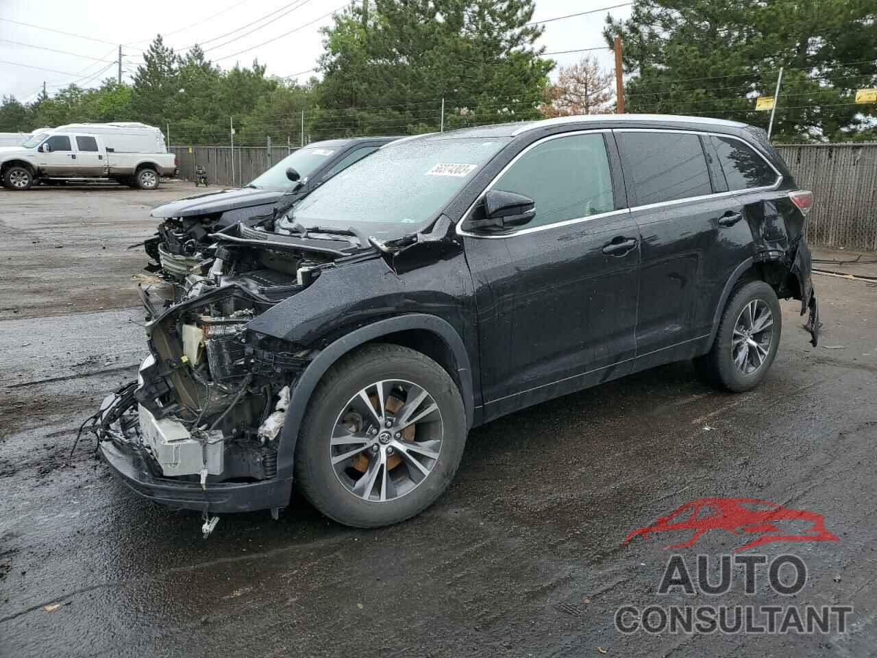 TOYOTA HIGHLANDER 2016 - 5TDJKRFH9GS331814