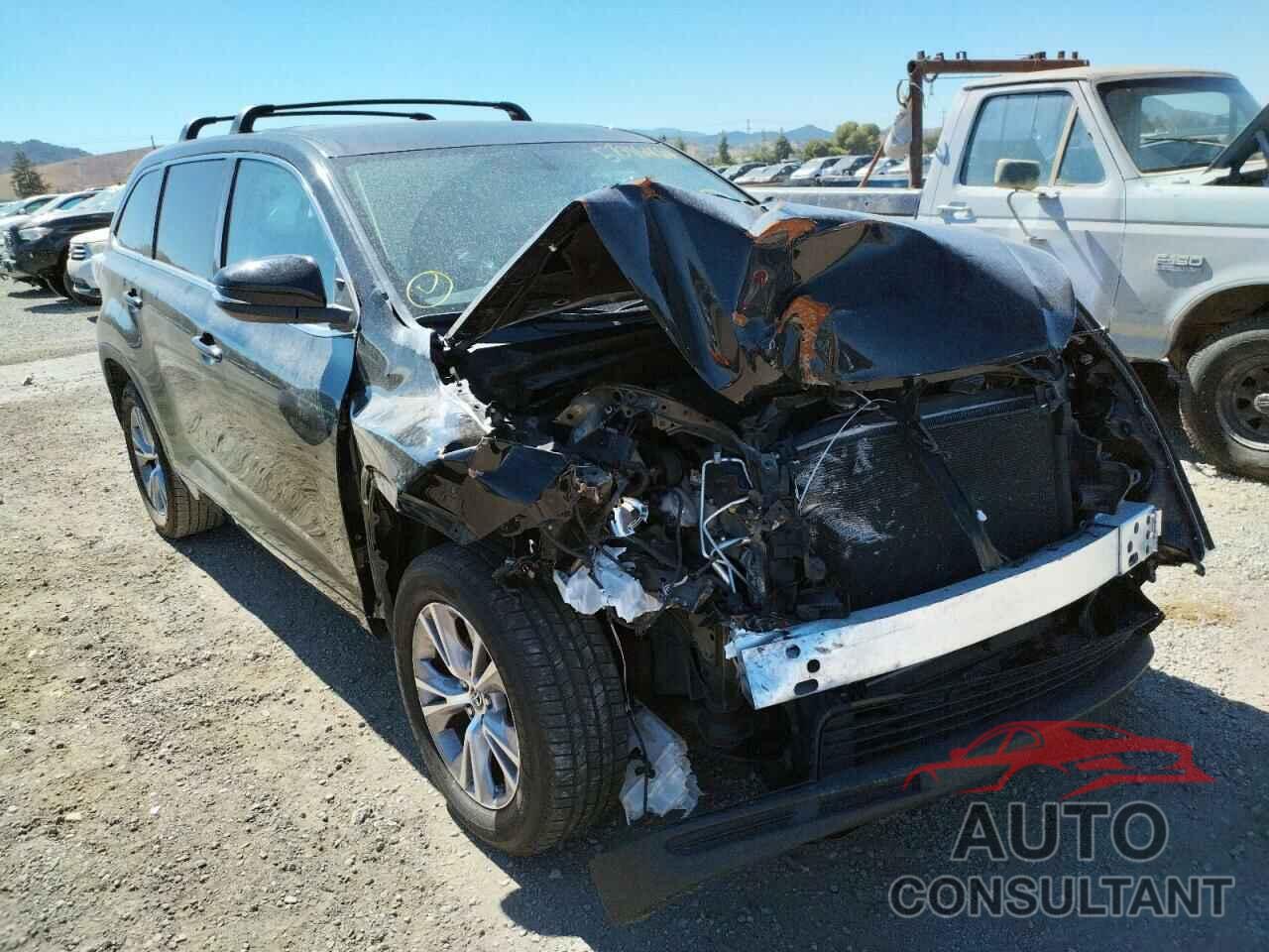TOYOTA HIGHLANDER 2016 - 5TDZKRFHXGS122522