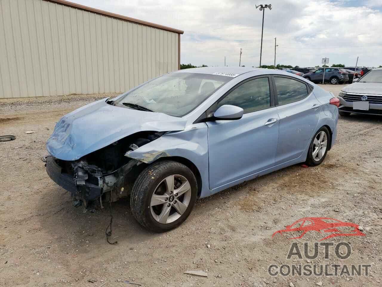 HYUNDAI ELANTRA 2012 - KMHDH4AE6CU215161