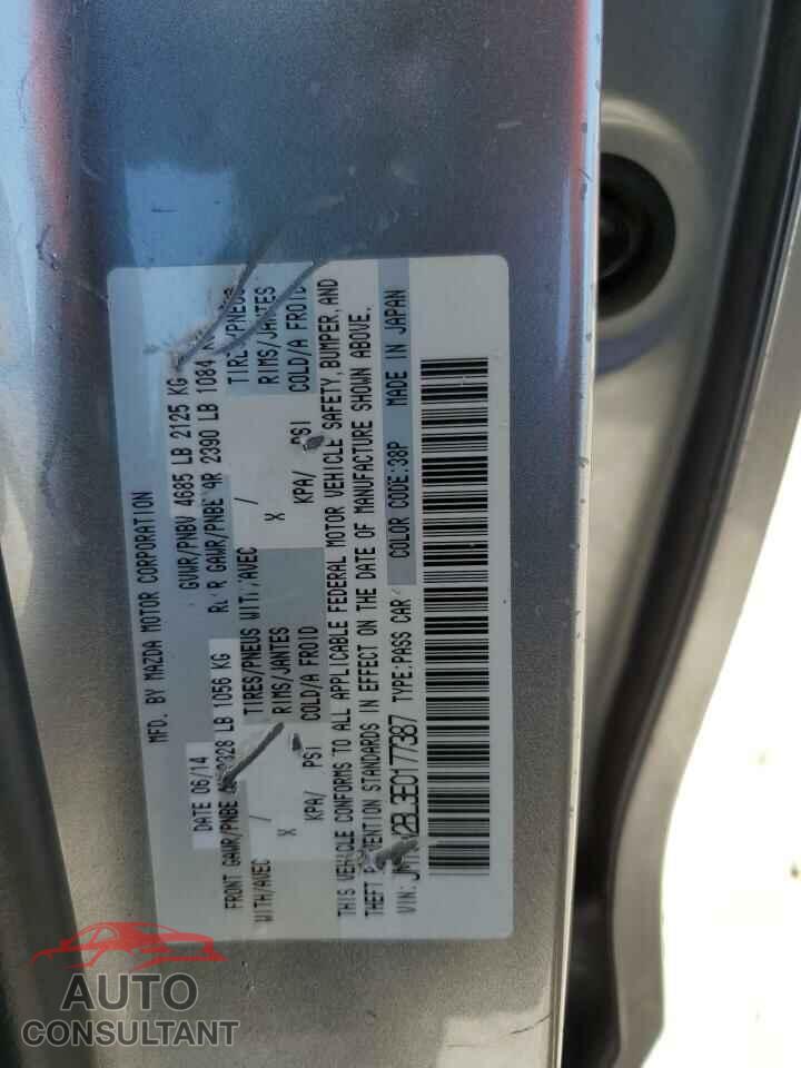 MAZDA 5 2014 - JM1CW2BL3E0177387