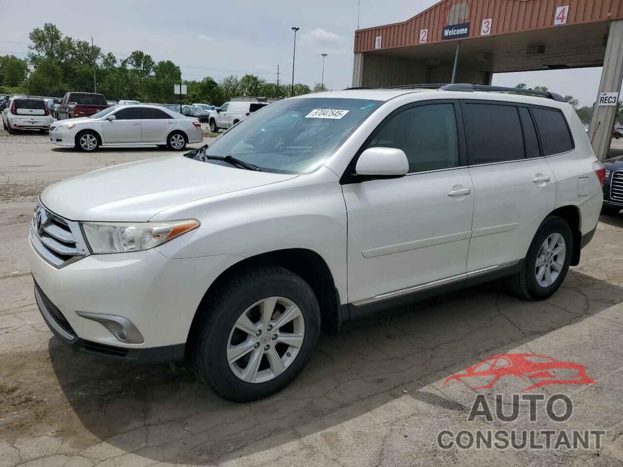 TOYOTA HIGHLANDER 2013 - 5TDBK3EH1DS239658