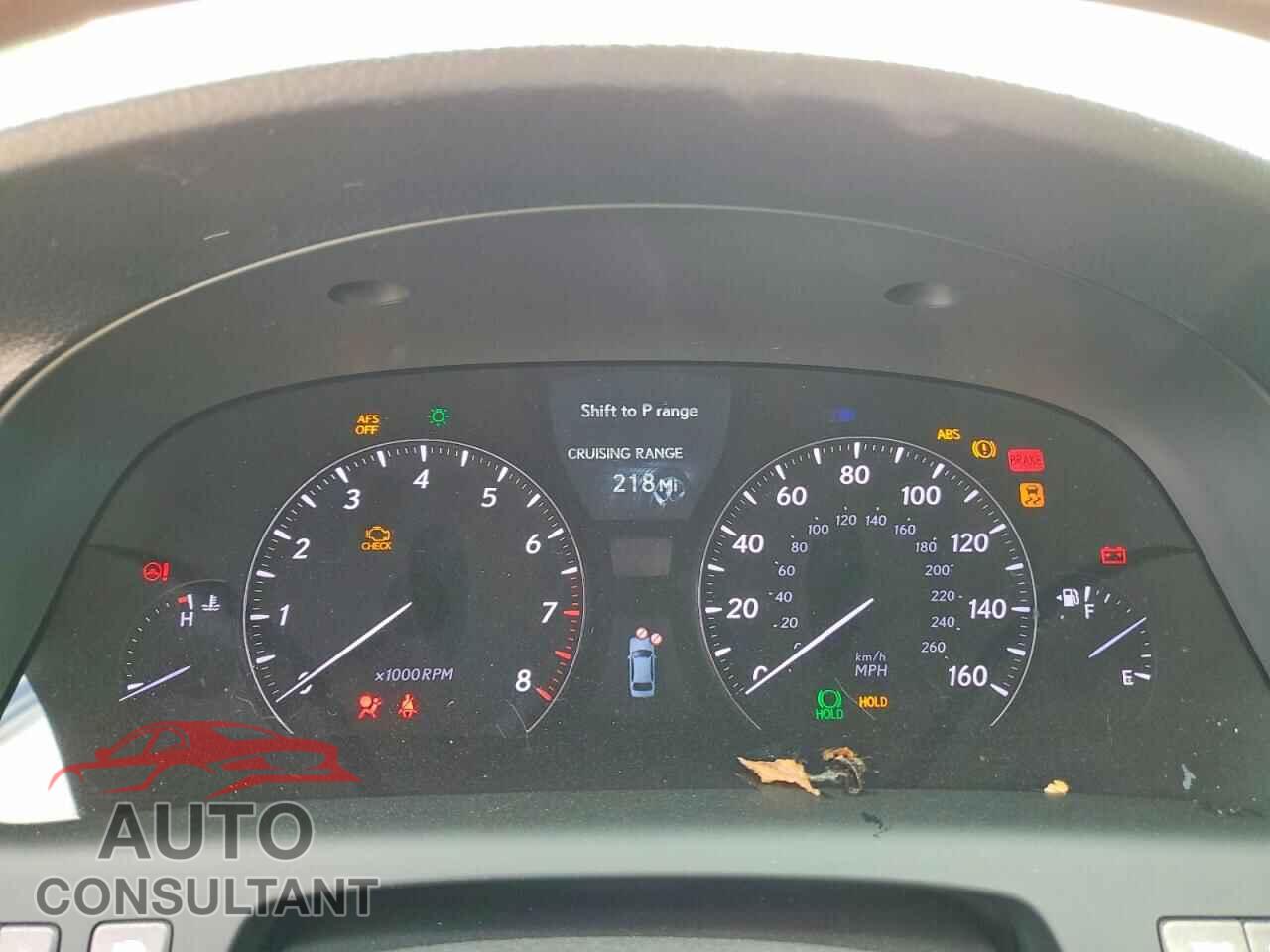 LEXUS LS460 2010 - JTHCL5EF3A5005596
