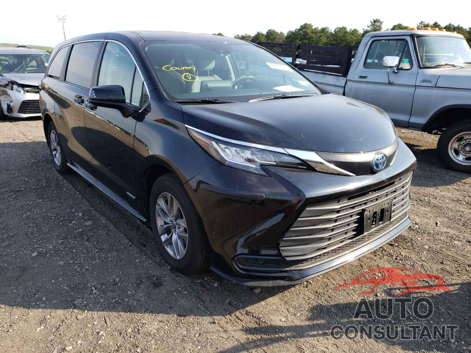 TOYOTA SIENNA 2021 - 5TDKSKFC1MS003086