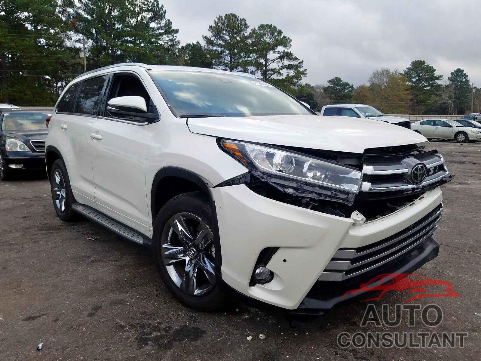 TOYOTA HIGHLANDER 2017 - 5TDYZRFH2HS228682