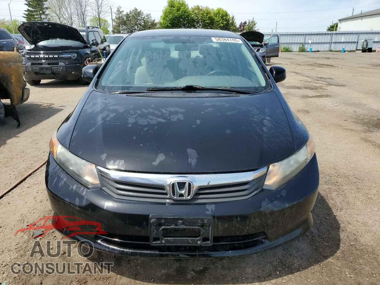 HONDA CIVIC 2012 - 2HGFB2F49CH049063