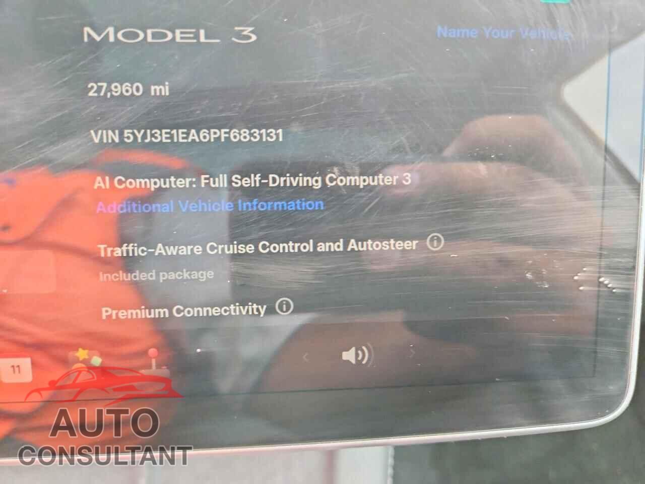 TESLA MODEL 3 2023 - 5YJ3E1EA6PF683131