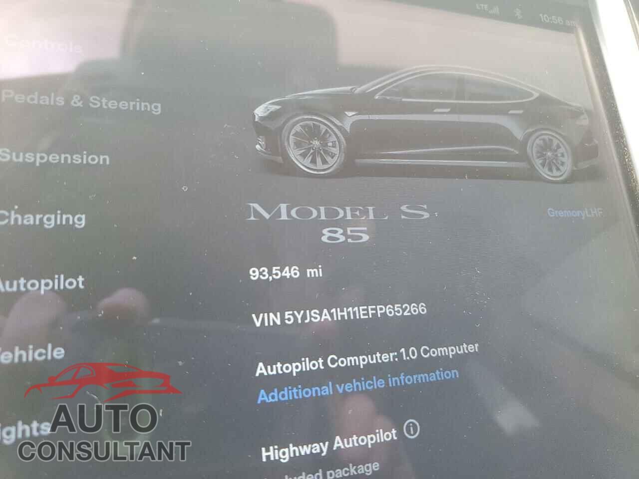 TESLA MODEL S 2014 - 5YJSA1H11EFP65266