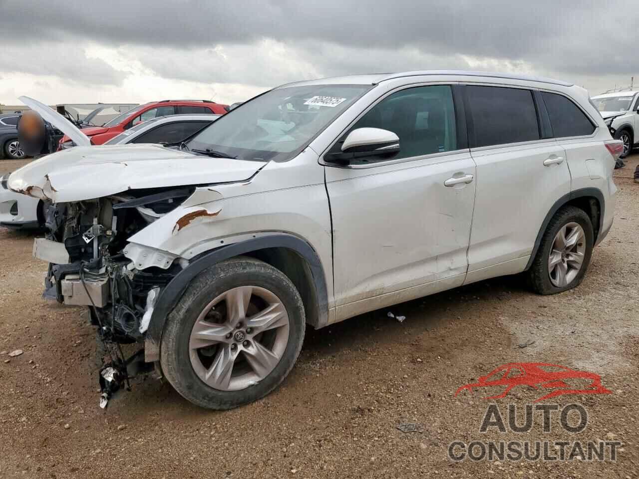 TOYOTA HIGHLANDER 2016 - 5TDYKRFHXGS141616