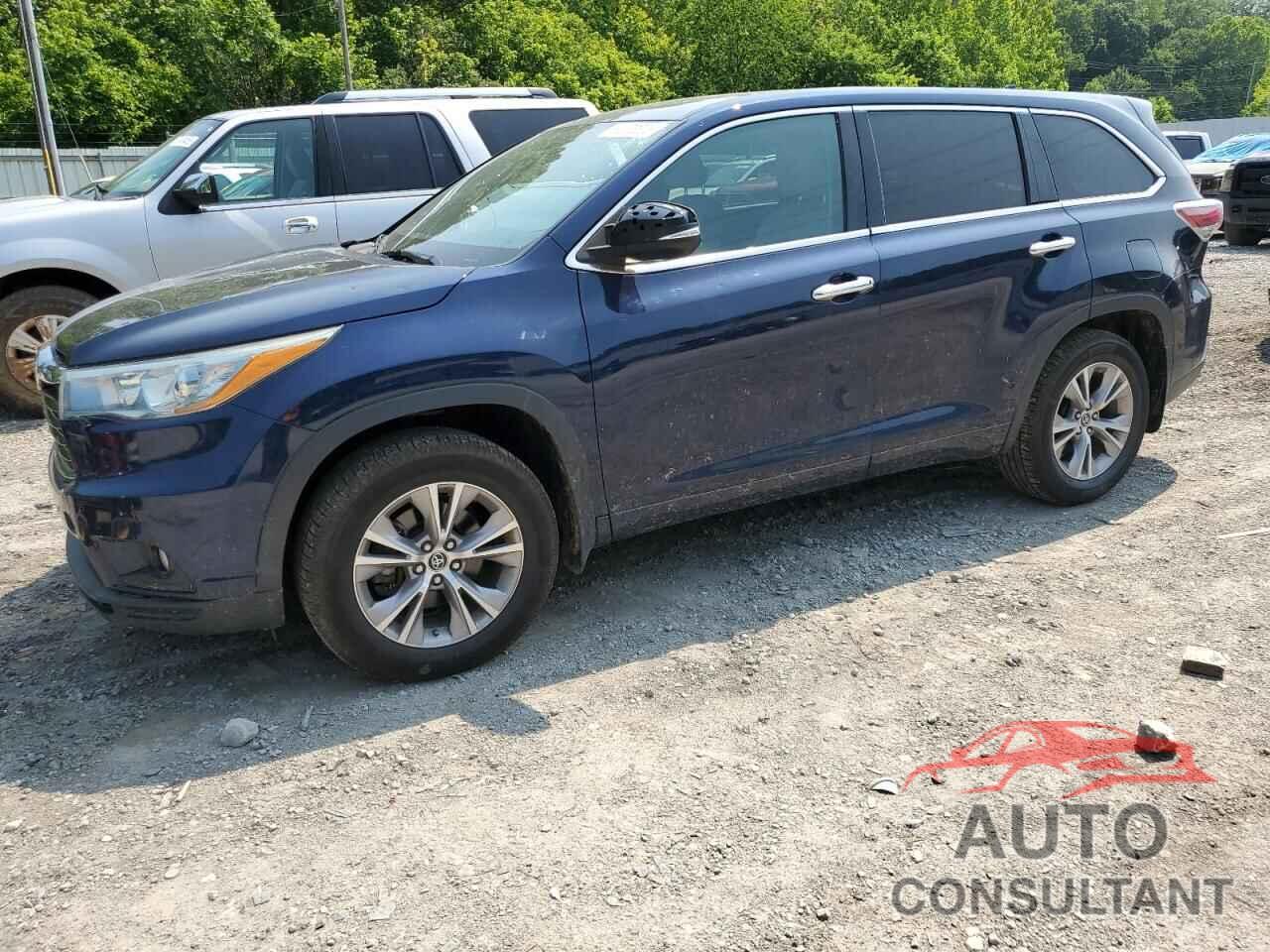 TOYOTA HIGHLANDER 2016 - 5TDBKRFH6GS235255