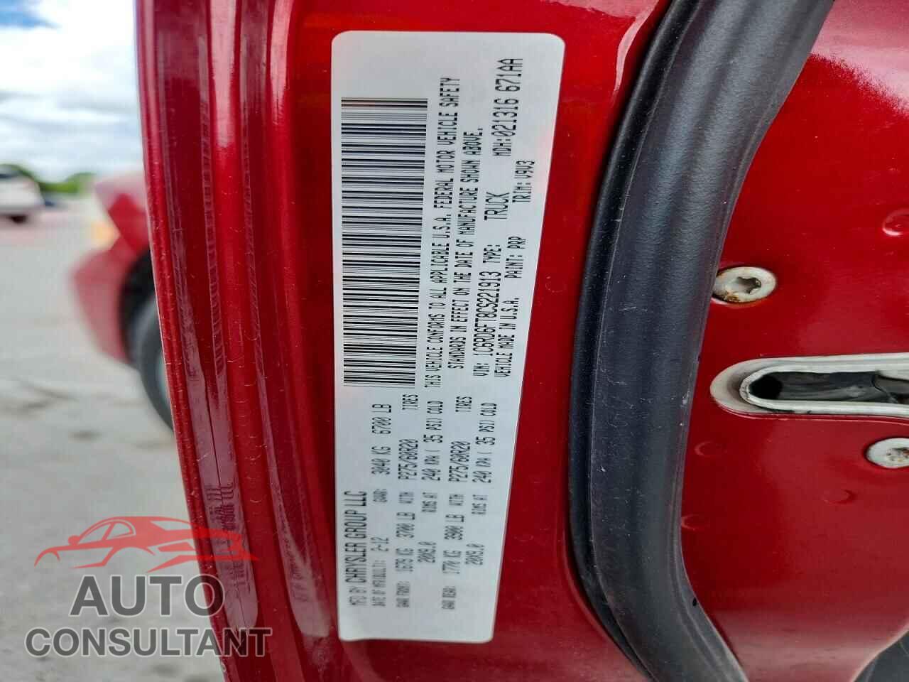 DODGE RAM 1500 2012 - 1C6RD6FT8CS221913