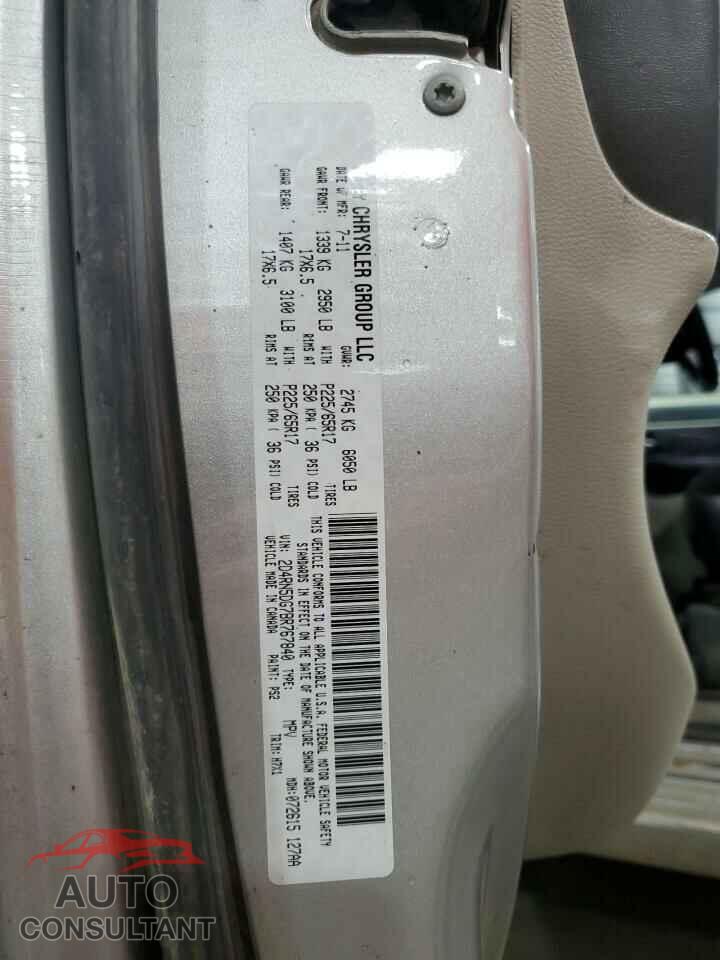 DODGE CARAVAN 2011 - 2D4RN5DG7BR767840