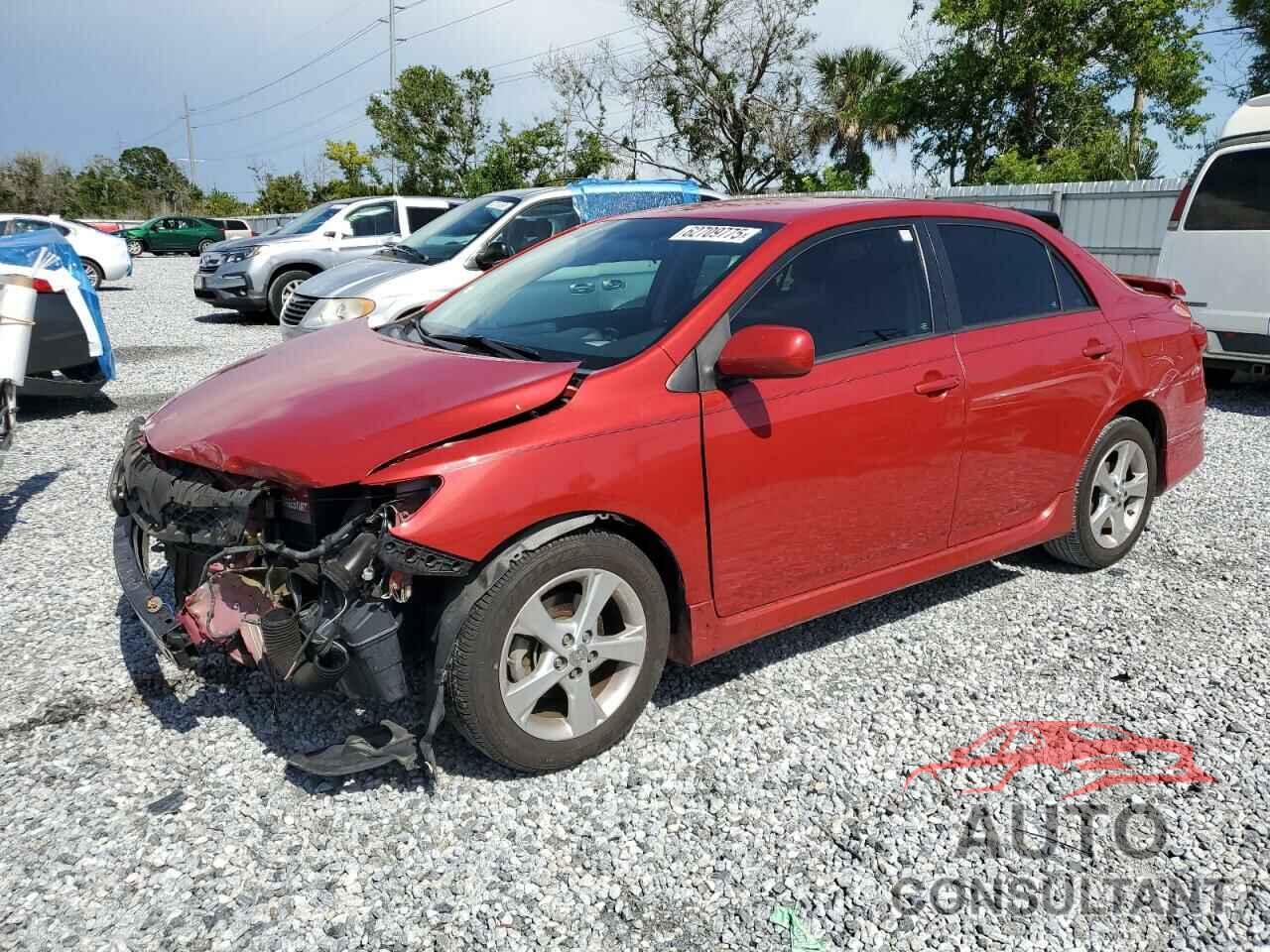 TOYOTA COROLLA 2012 - 5YFBU4EE1CP016744