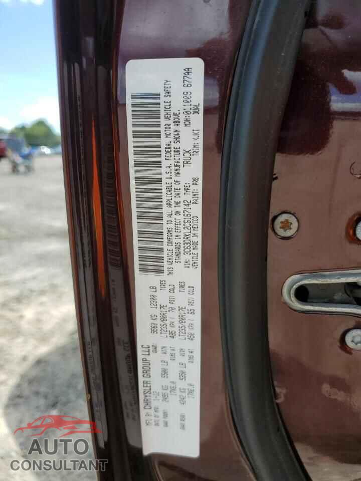 DODGE RAM 3500 2012 - 3C63DRKL2CG167142