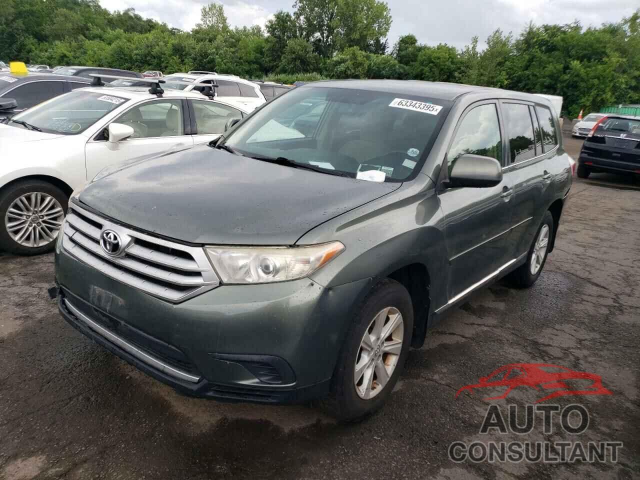 TOYOTA HIGHLANDER 2013 - 5TDBK3EH8DS240760