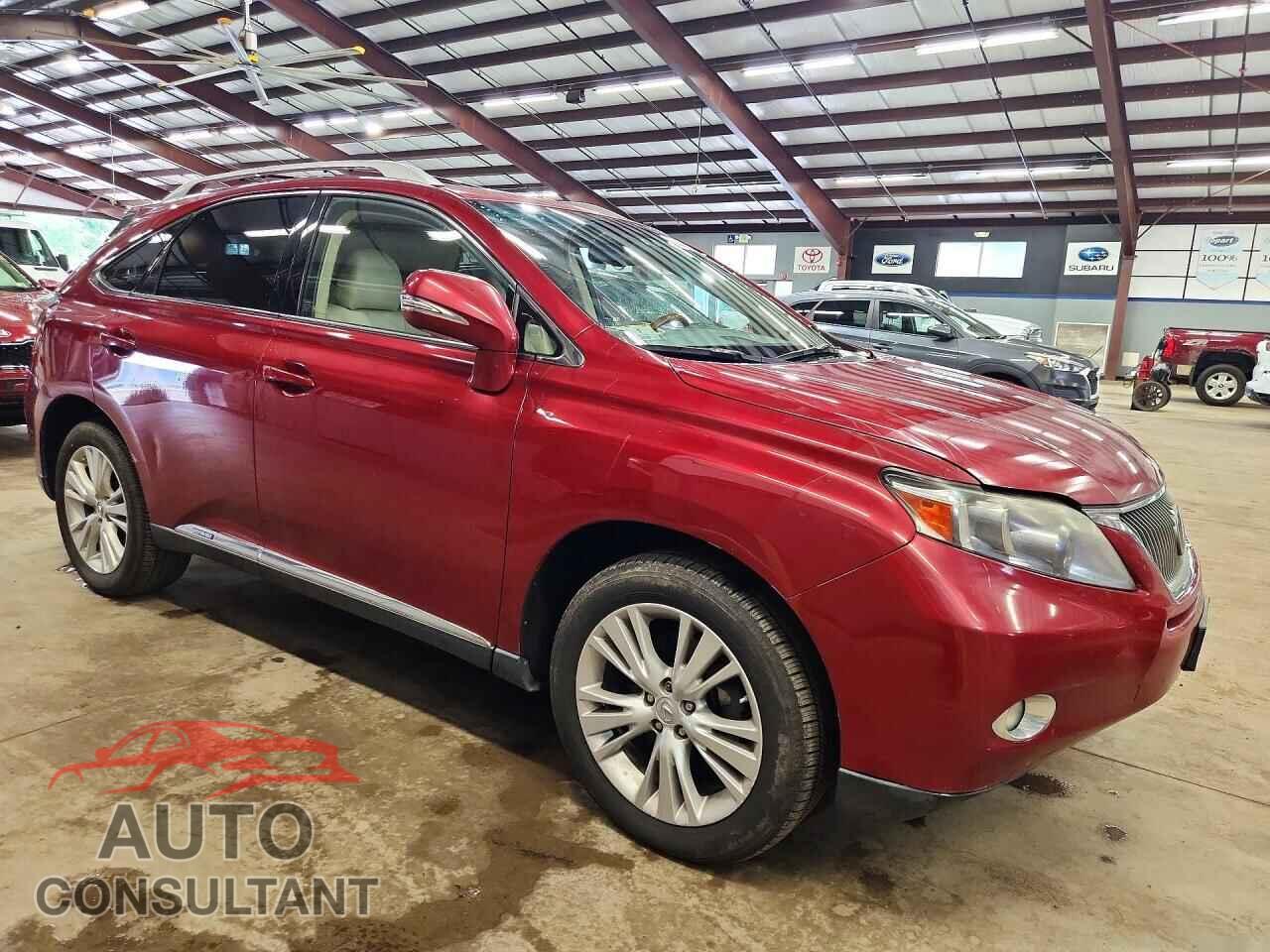 LEXUS RX450 2010 - JTJBC1BA0A2024930