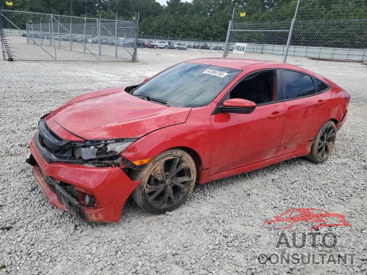 HONDA CIVIC 2020 - 2HGFC2F86LH583332