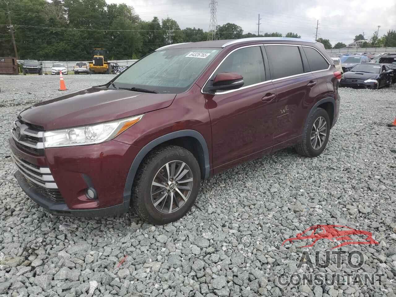 TOYOTA HIGHLANDER 2017 - 5TDKZRFH5HS195473