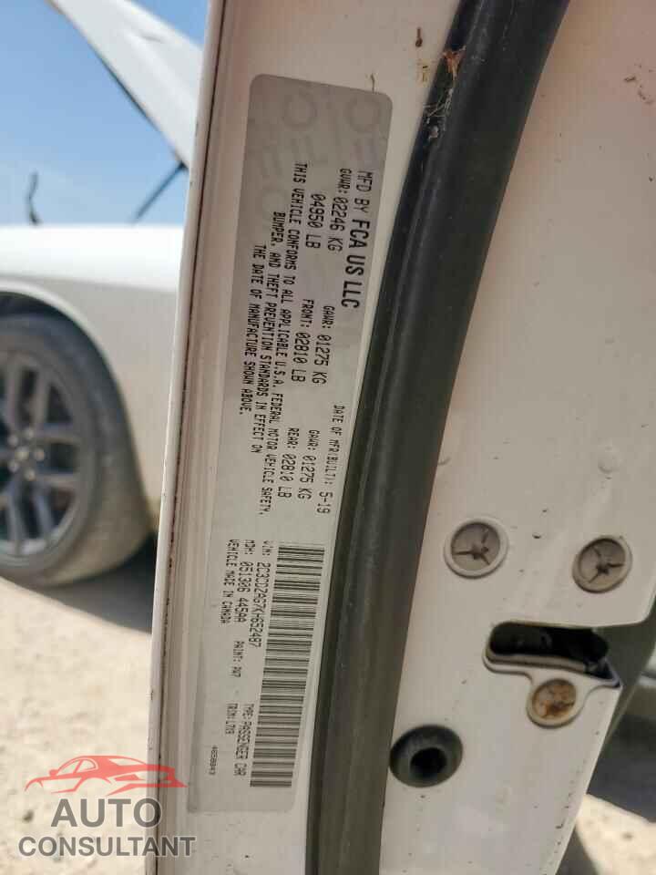 DODGE CHALLENGER 2019 - 2C3CDZAG7KH652487