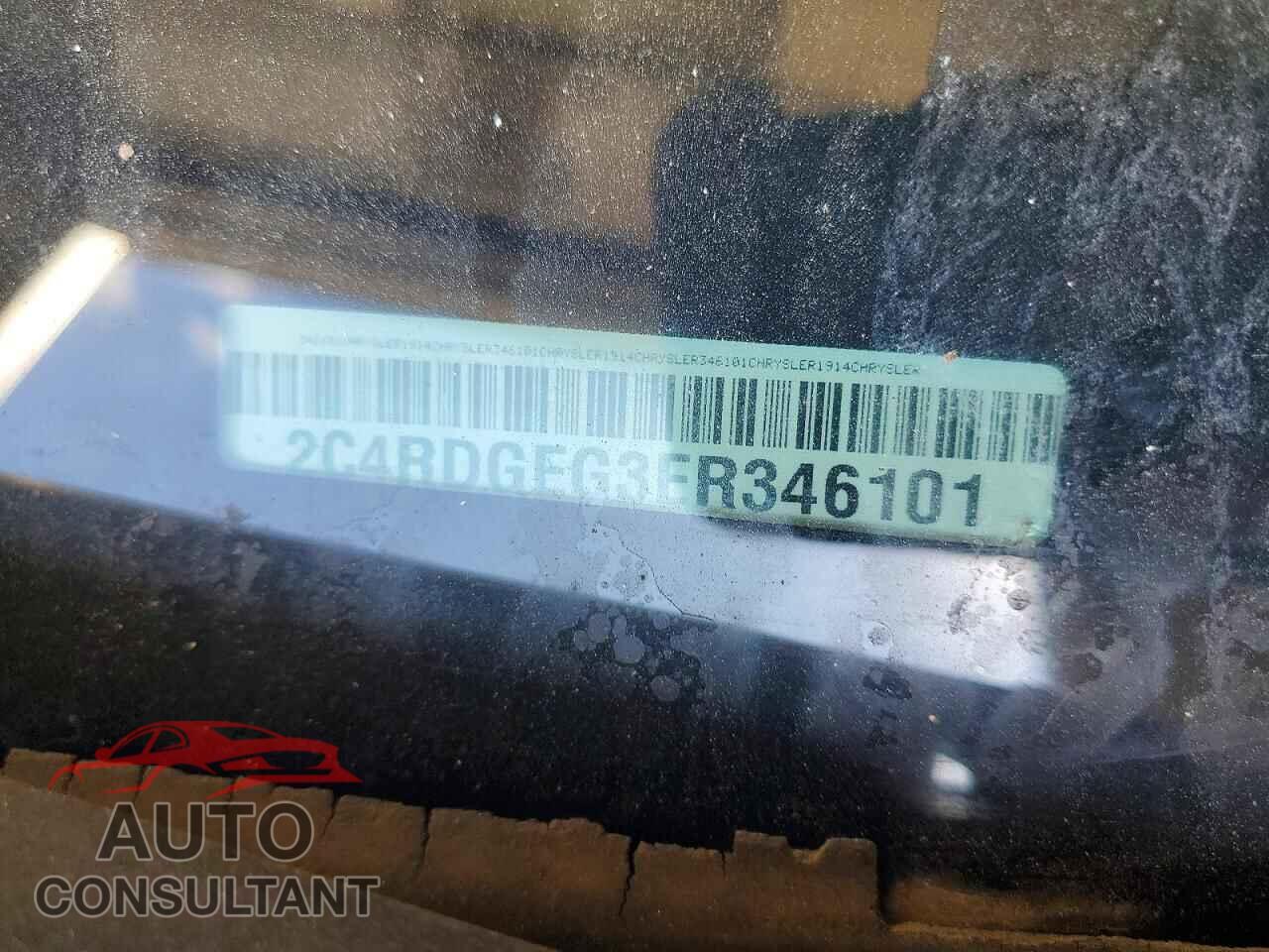DODGE CARAVAN 2014 - 2C4RDGEG3ER346101