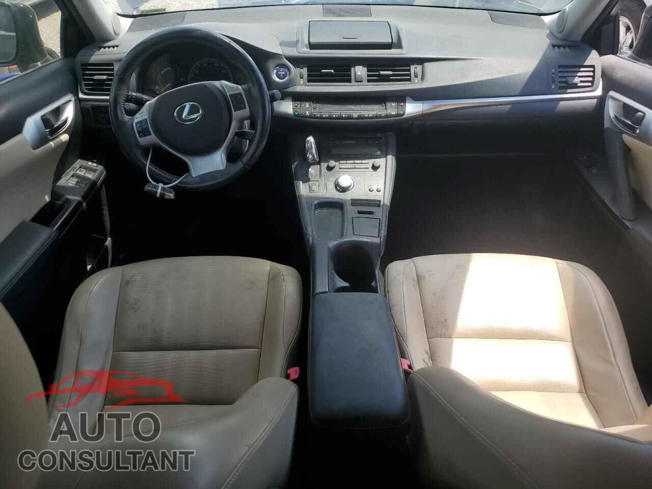 LEXUS CT 200 2012 - JTHKD5BH6C2075189