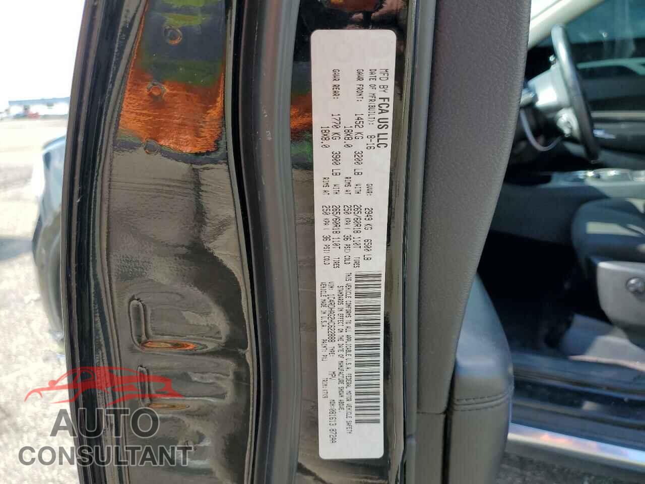 DODGE DURANGO 2017 - 1C4RDHAG2HC622888