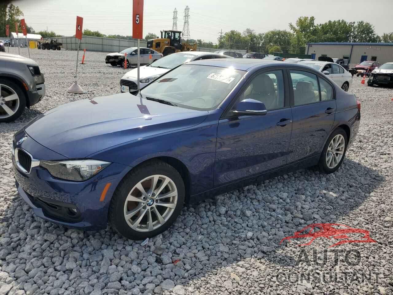 BMW 3 SERIES 2017 - WBA8E5G38HNU45258