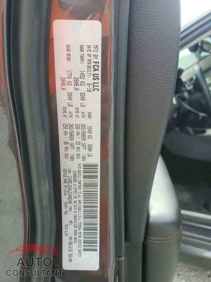 DODGE DURANGO 2018 - 1C4RDJDG4JC448248