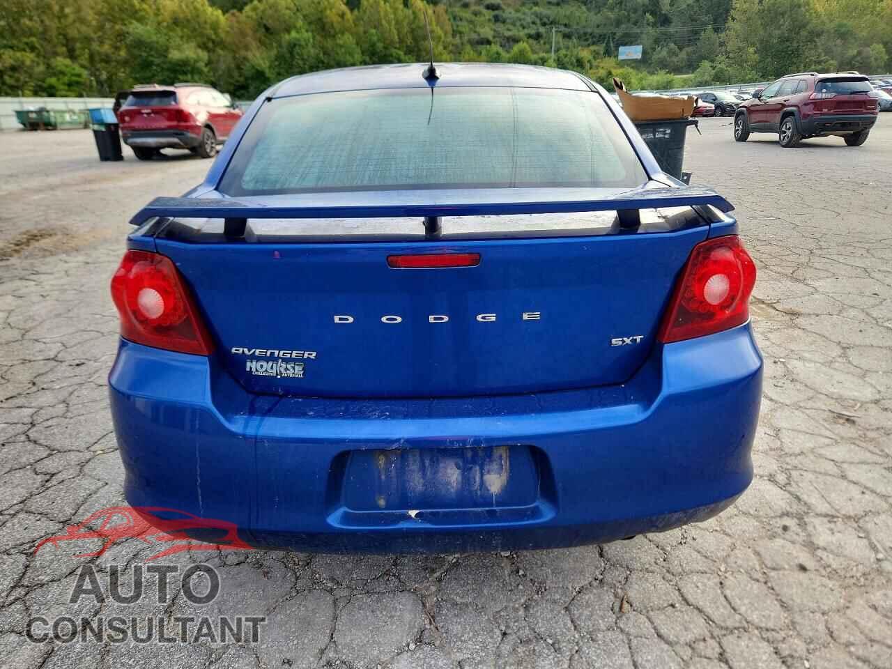 DODGE AVENGER 2012 - 1C3CDZCB6CN253550
