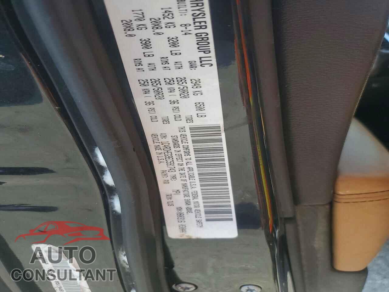 DODGE DURANGO 2014 - 1C4RDHEG9EC591743
