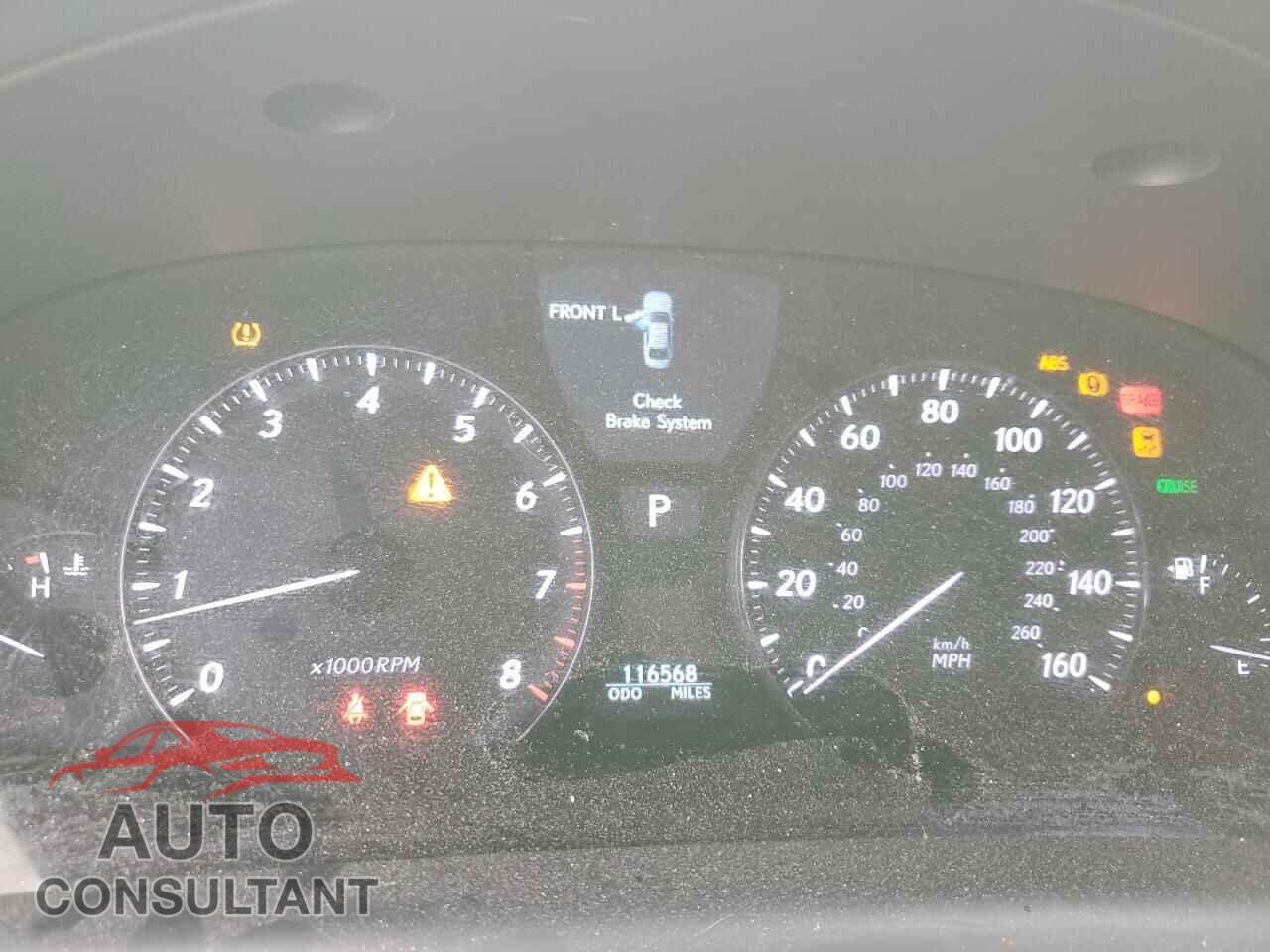 LEXUS LS460 2012 - JTHBL5EF1C5111172