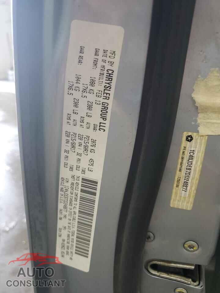 JEEP COMPASS 2013 - 1C4NJDEB7DD248877