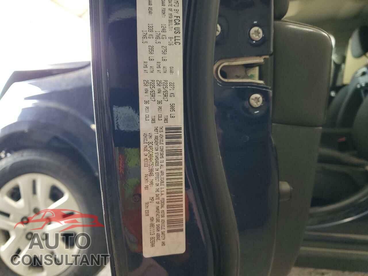 DODGE JOURNEY 2017 - 3C4PDCAB4HT519846