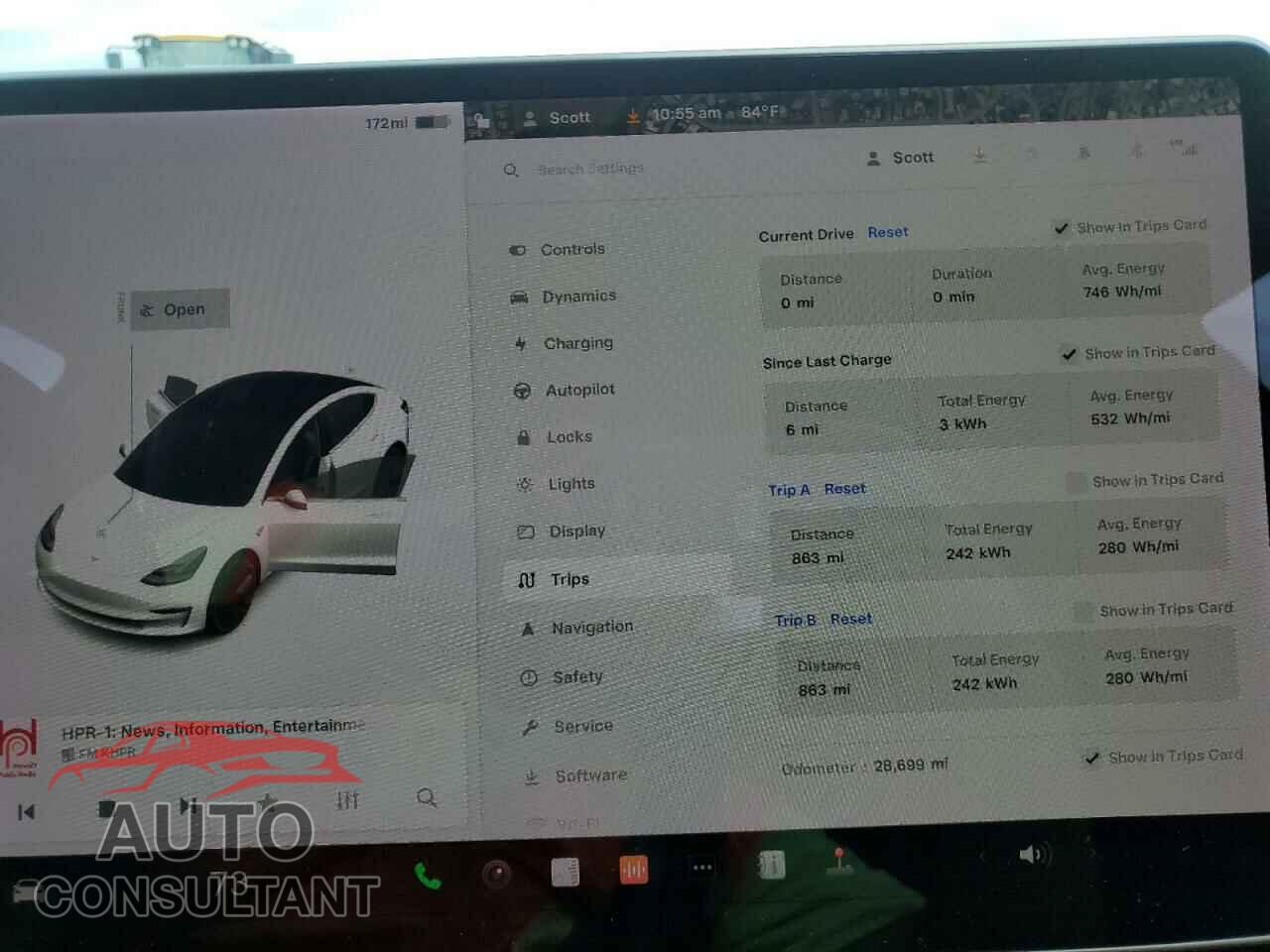 TESLA MODEL 3 2018 - 5YJ3E1EB0JF094804