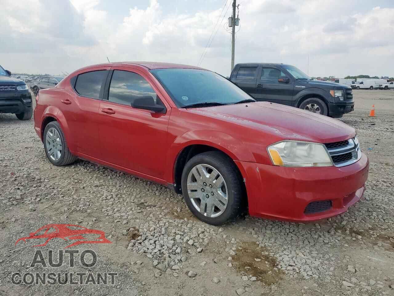 DODGE AVENGER 2013 - 1C3CDZAB9DN752007