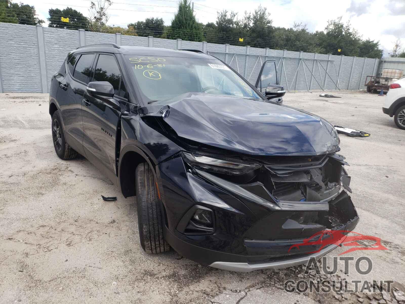 CHEVROLET BLAZER 2021 - 3GNKBCRS1MS528337