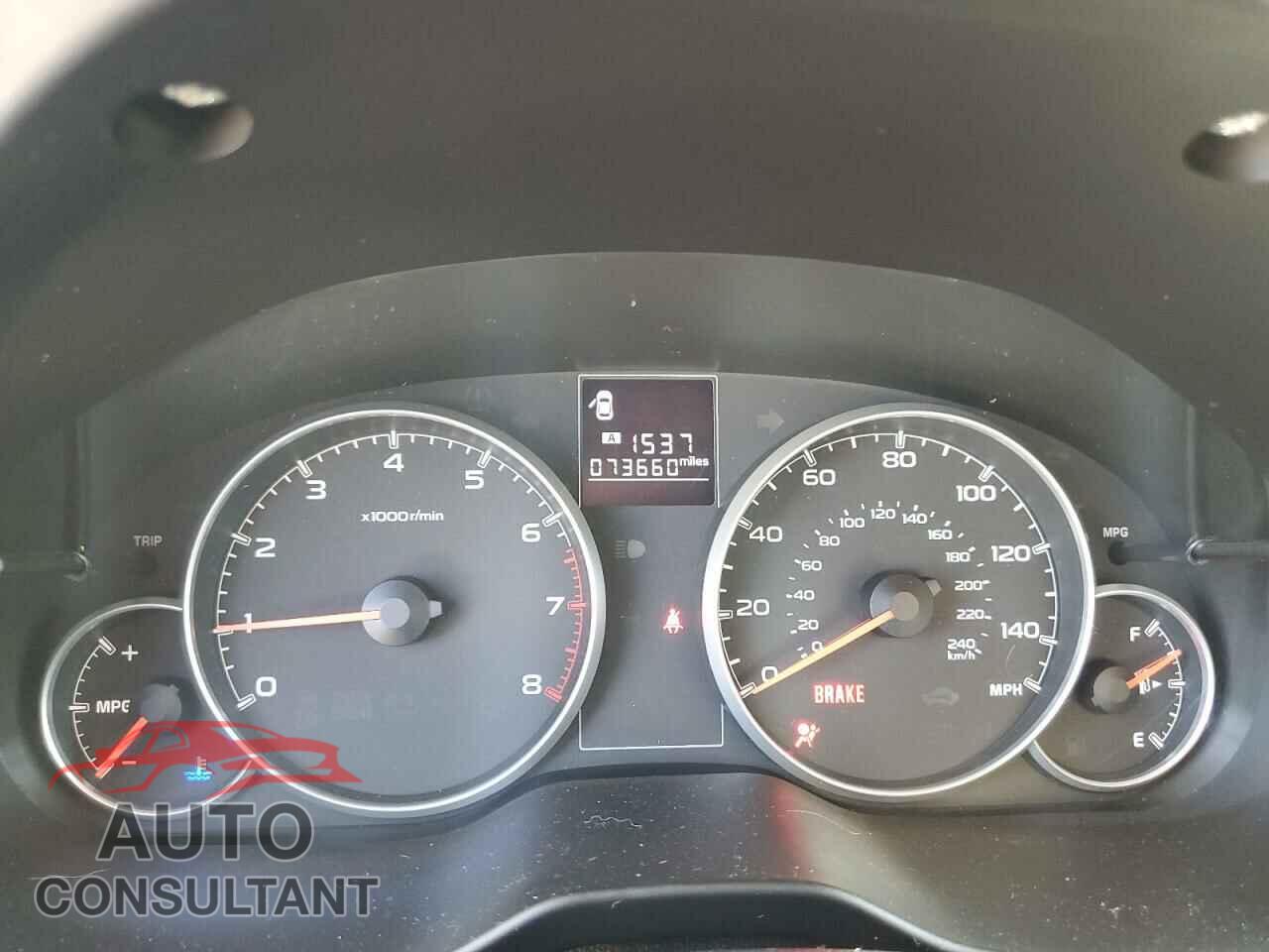 SUBARU OUTBACK 2013 - 4S4BRBCC9D1227067