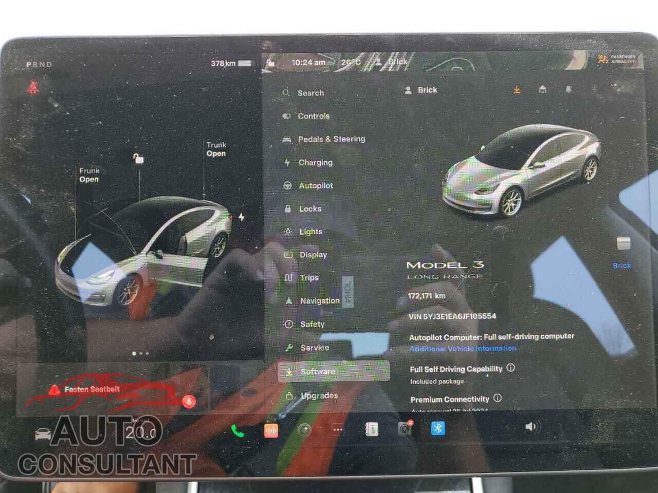 TESLA MODEL 3 2018 - 5YJ3E1EA6JF105554