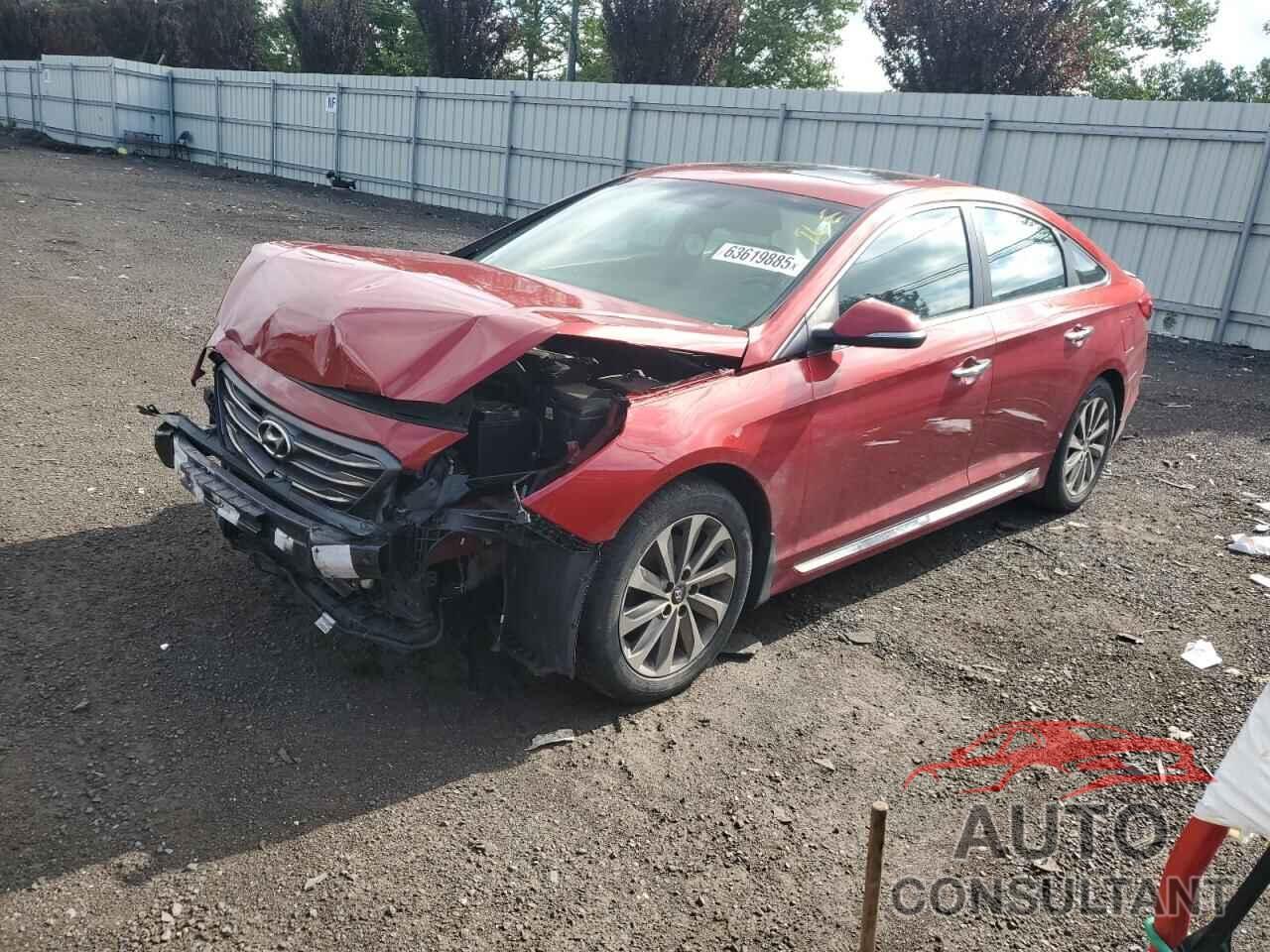 HYUNDAI SONATA 2017 - 5NPE34AF3HH499298