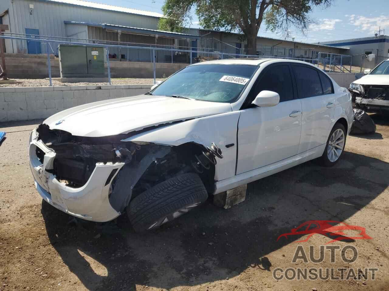 BMW 3 SERIES 2011 - WBAPH5C50BA446591