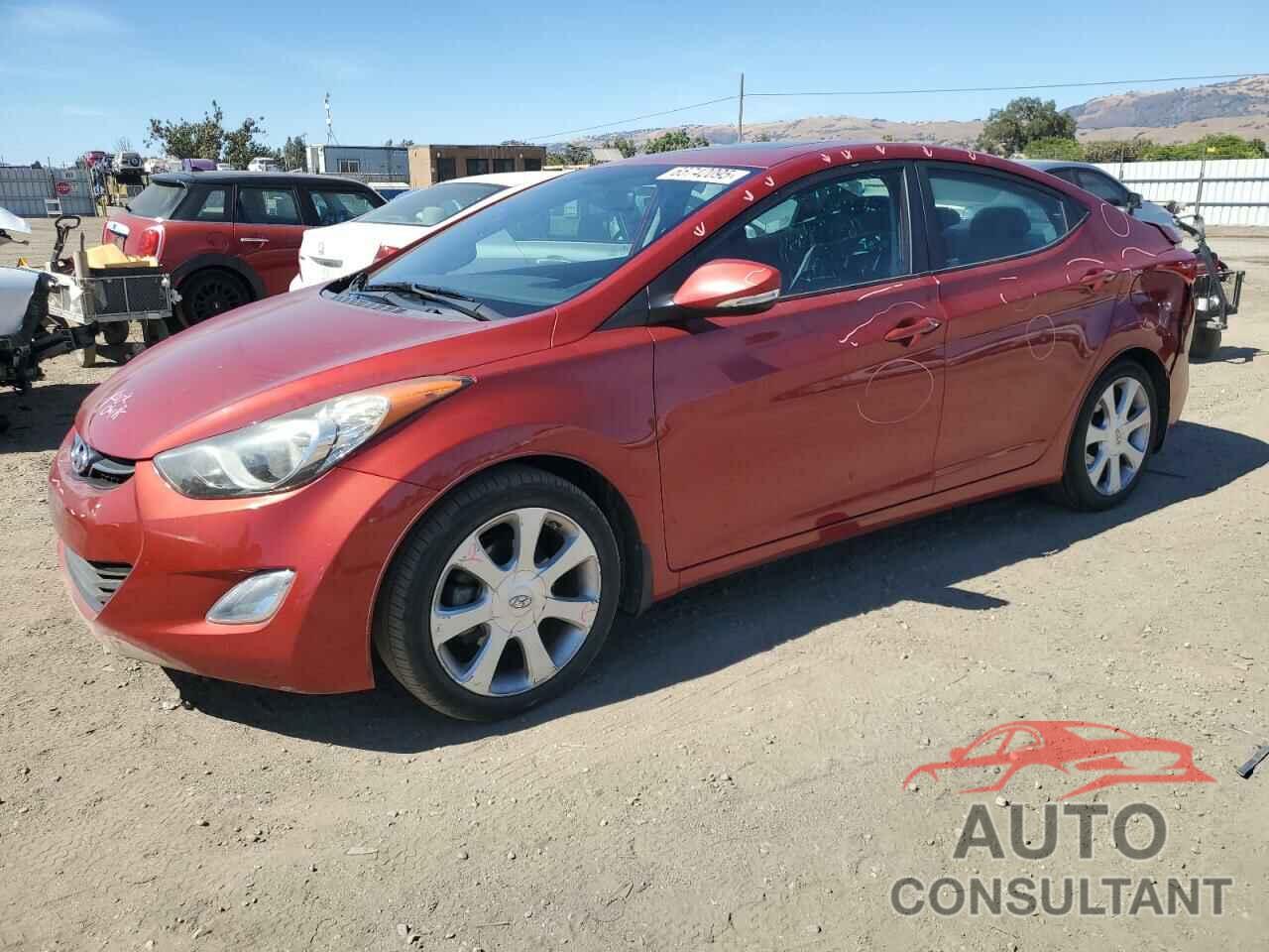 HYUNDAI ELANTRA 2013 - KMHDH4AE9DU799248