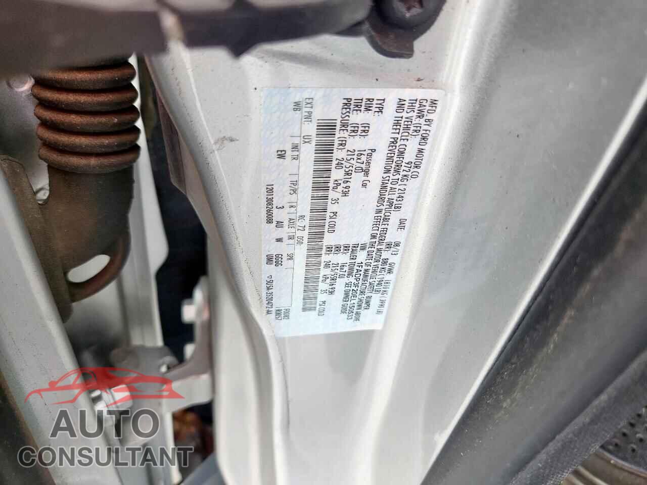 FORD FOCUS 2014 - 1FADP3F20EL150533