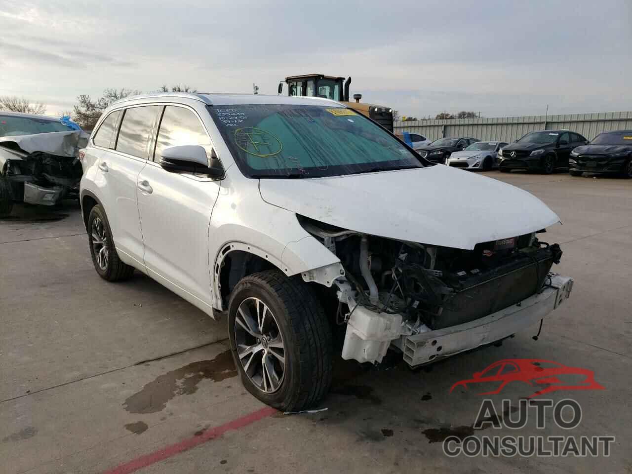 TOYOTA HIGHLANDER 2016 - 5TDKKRFH0GS150119
