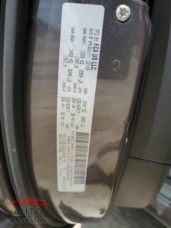 CHRYSLER PACIFICA 2020 - 2C4RC1EG3LR145439