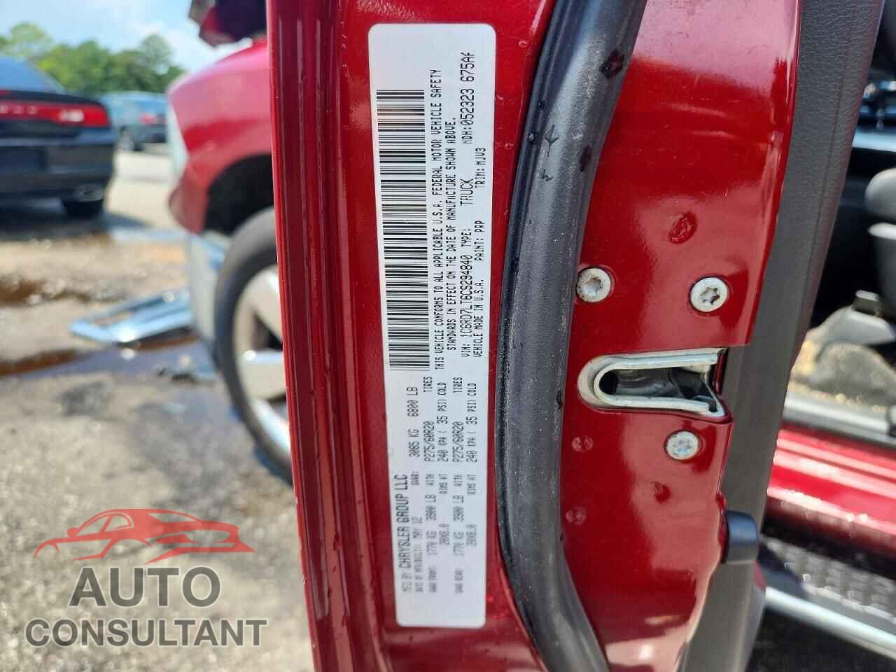 DODGE RAM 1500 2012 - 1C6RD7LT6CS294840