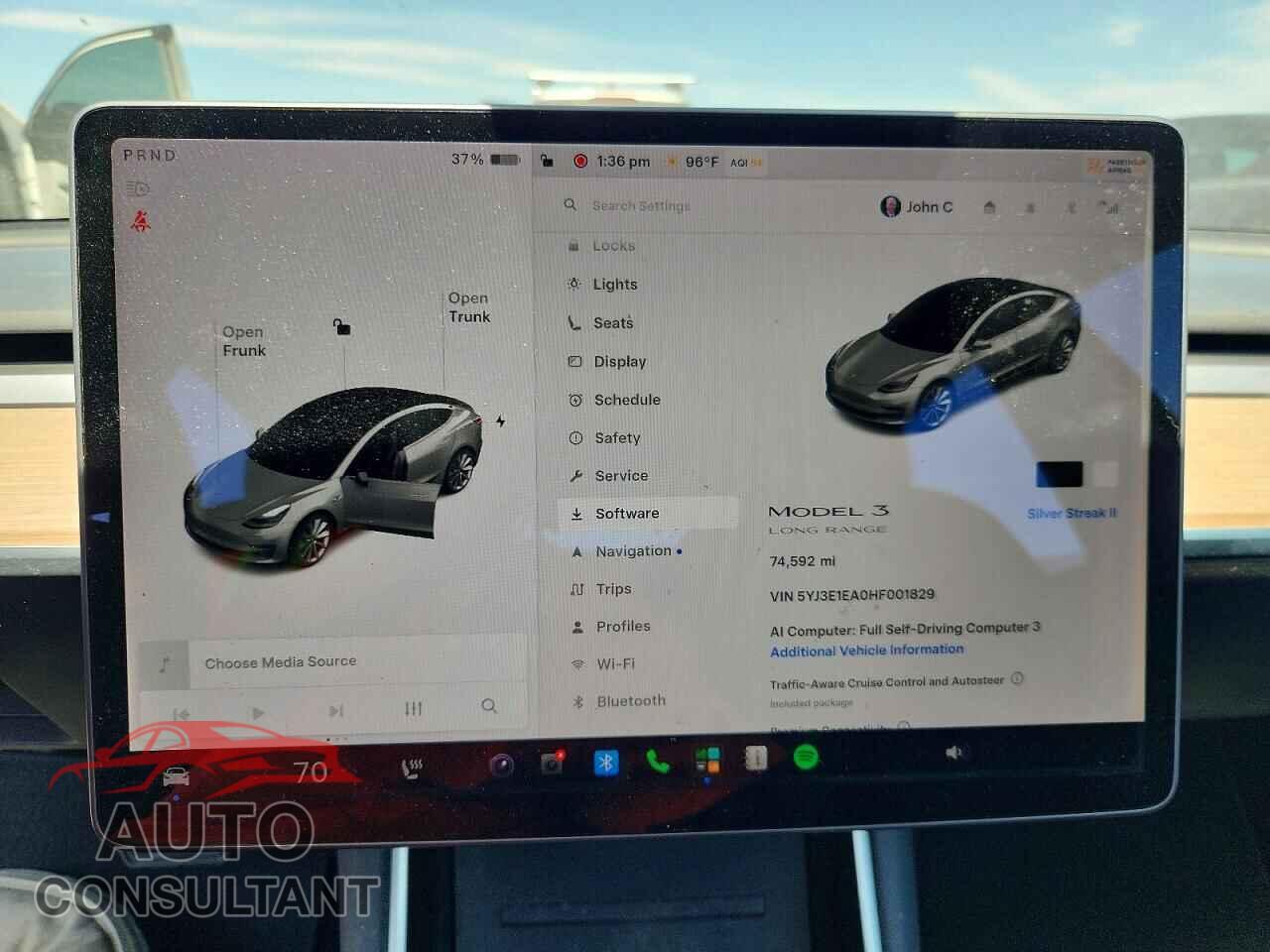 TESLA MODEL 3 2017 - 5YJ3E1EA0HF001829