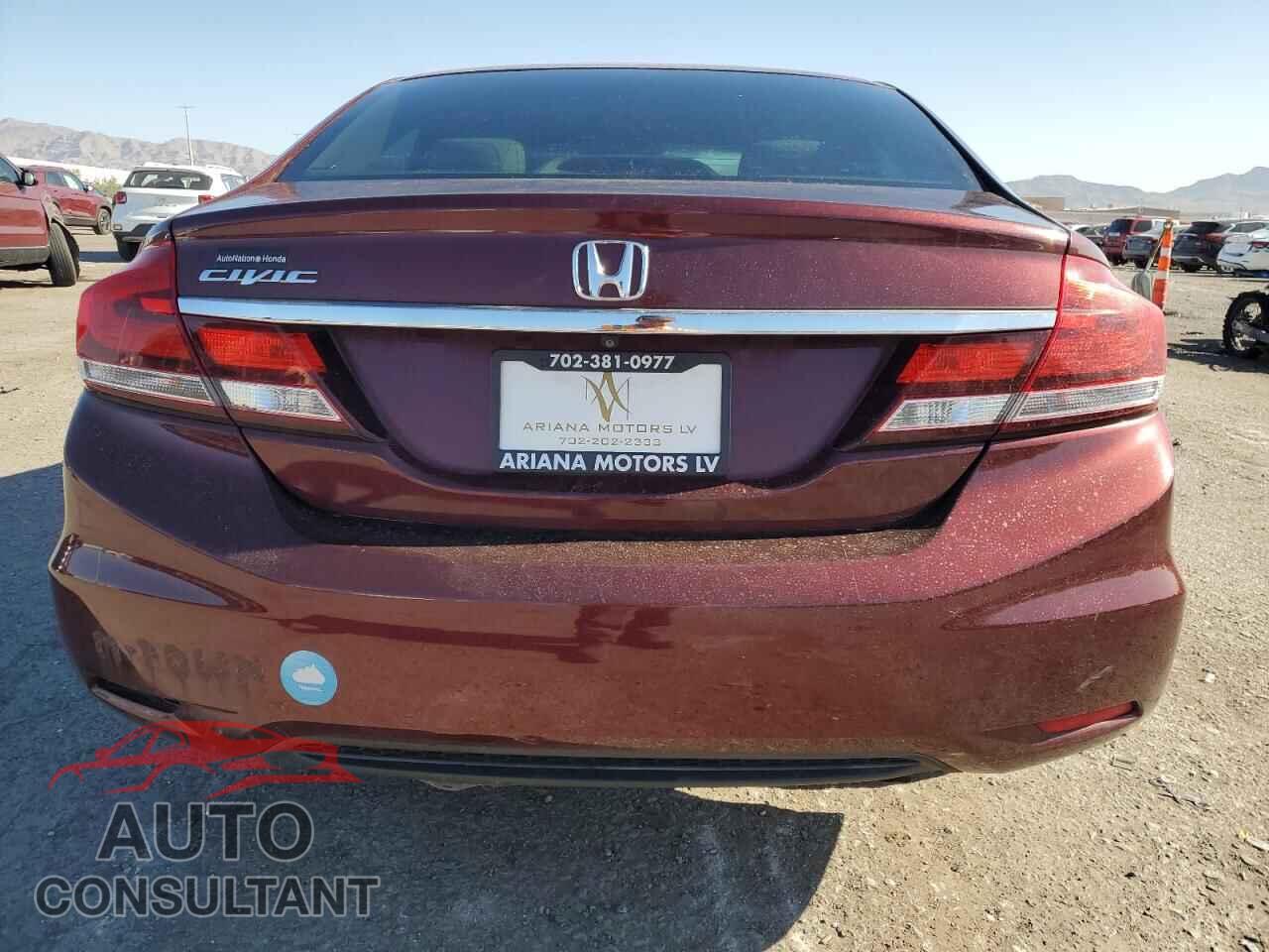 HONDA CIVIC 2013 - 19XFB2F87DE024192