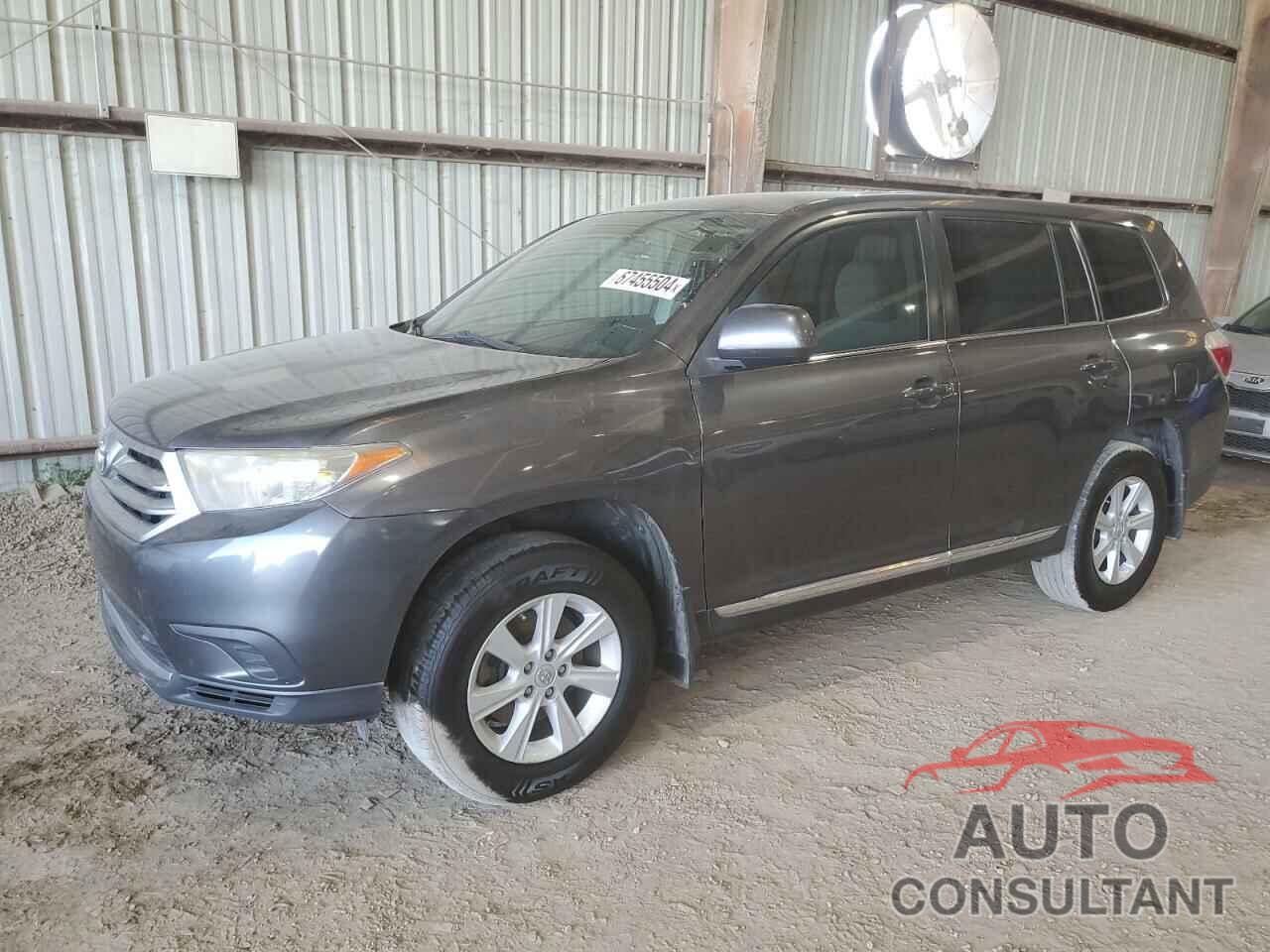 TOYOTA HIGHLANDER 2013 - 5TDZA3EH8DS044934